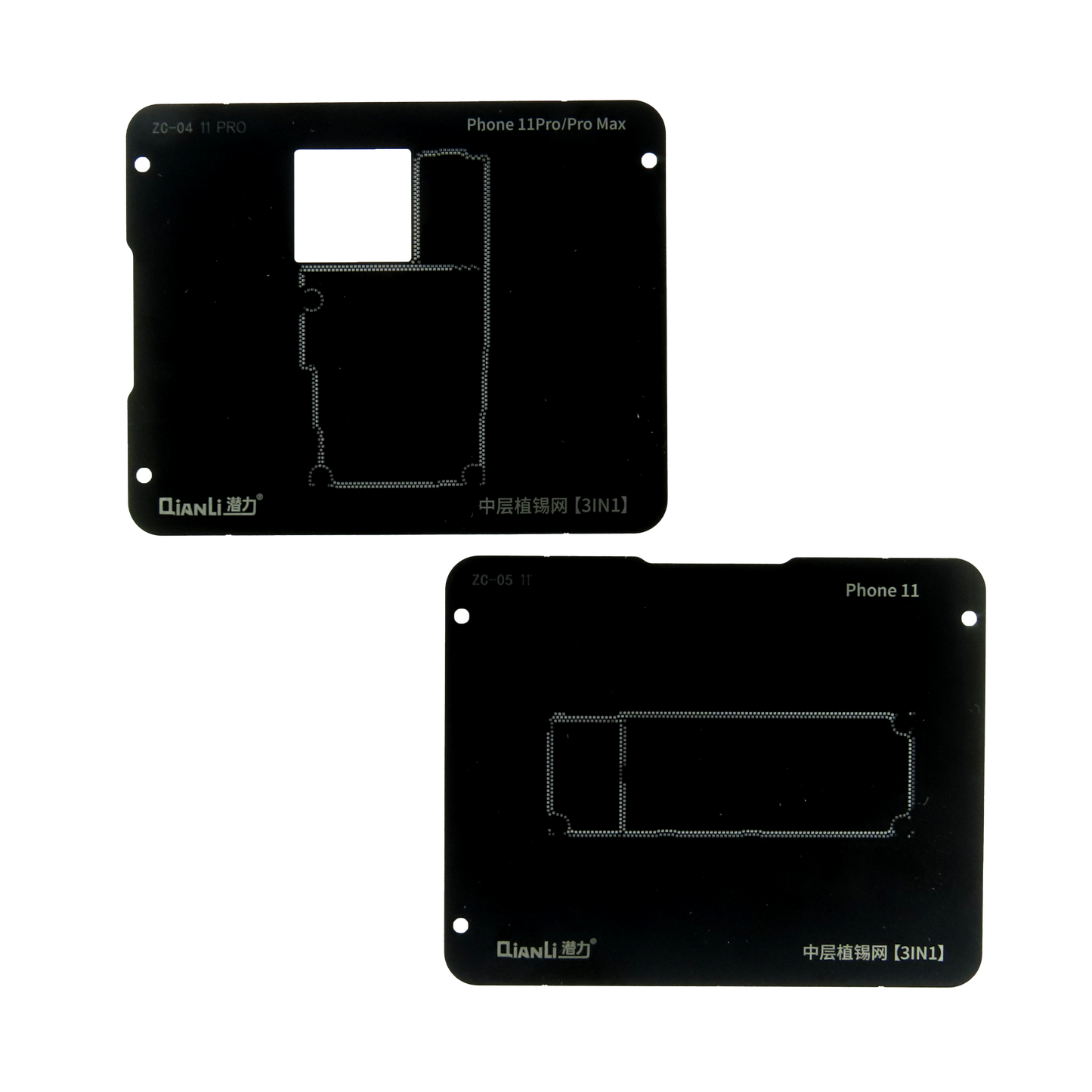 QIANLI REPUESTO PLATAFORMA DE REBALLING INTERPOSER IPHONE 11, PRO, MAX