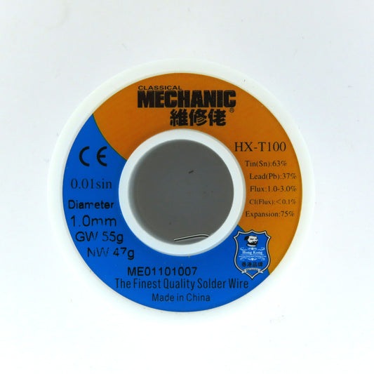 MECHANIC SOLDADURA FINA 1.0 MM 55 GR HX-T100