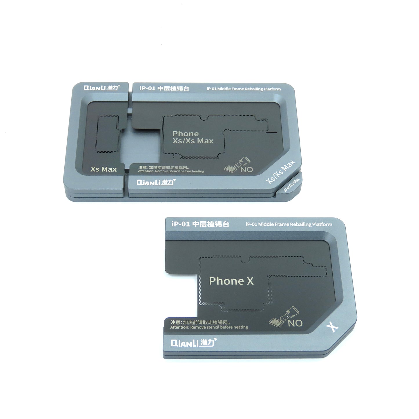 QIANLI PLATAFORMA PARA REBALLING iP-01 IPHONE X , XS , XS MAX ,