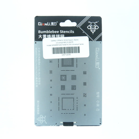 QIANLI STENCIL QS36 XIAOMI 4 SERIES , MSM 8974 , 8274 , 8674 , CPU UNIVERSAL SERIES