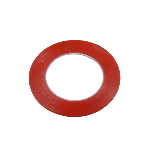 CINTA DOBLE CARA 3M ROJO 5 mm X 50 mts