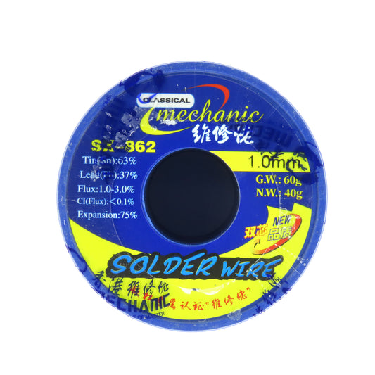 MECHANIC SOLDADURA DE DOBLE NUCLEO 1.0 MM 60 GR SX-862