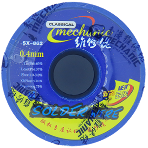 MECHANIC SOLDADURA DE DOBLE NUCLEO 0.4 MM 60 GR SX-862