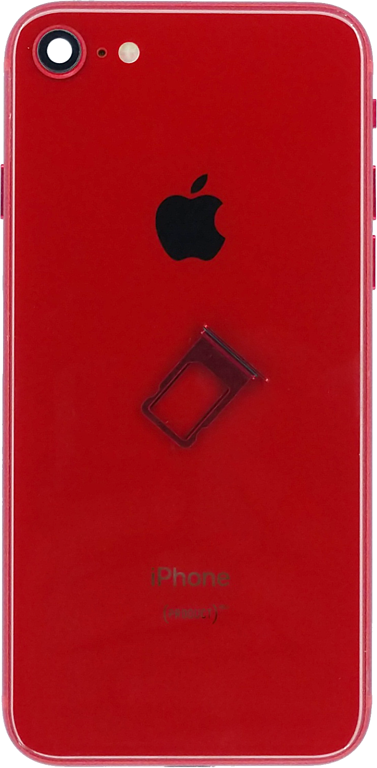 CARCASA IPHONE 8G CON FLEXORES ROJO