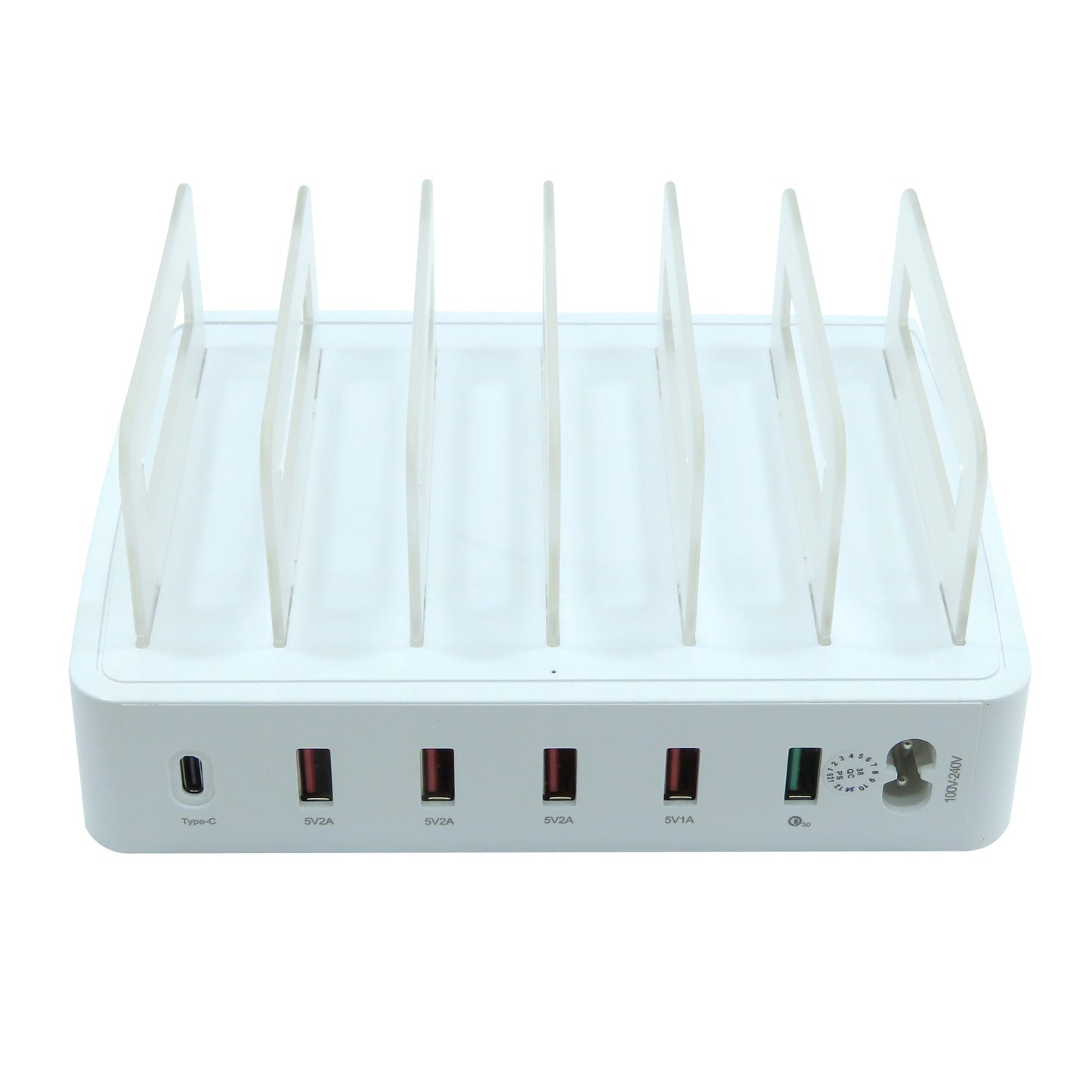 LIUTOOL MULTIPUERTO CARGADOR 866T , 5 PUERTOS USB , 1 PUERTO TIPO C