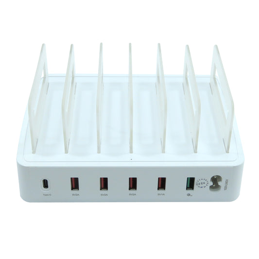 LIUTOOL MULTIPUERTO CARGADOR 866T , 5 PUERTOS USB , 1 PUERTO TIPO C