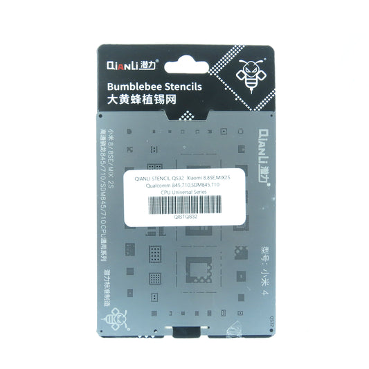 QIANLI STENCIL QS32 XIAOMI 8 , 8 SE , MIX 2S , QUALCOMM 845 , 710 CPU UNIVERSAL SERIES