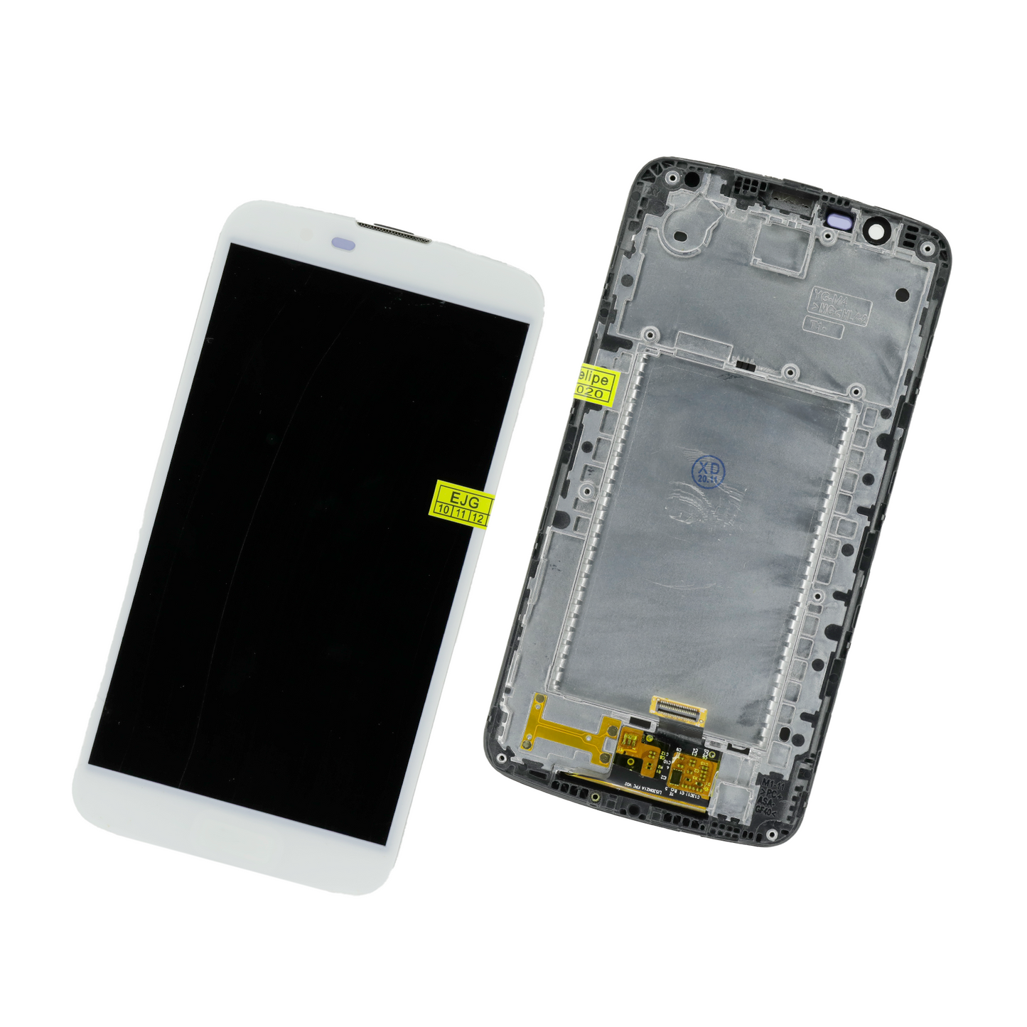 PANTALLA LG Q10 VERSION 2 CON MARCO BLANCO