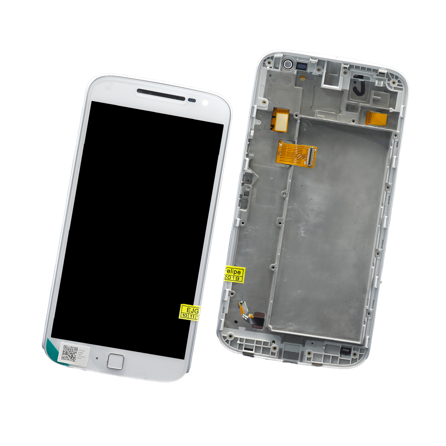 PANTALLA MOTOROLA G4 PLUS CON MARCO BLANCO