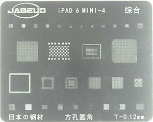 JABEUD STENCIL IPAD 6 , MINI 4