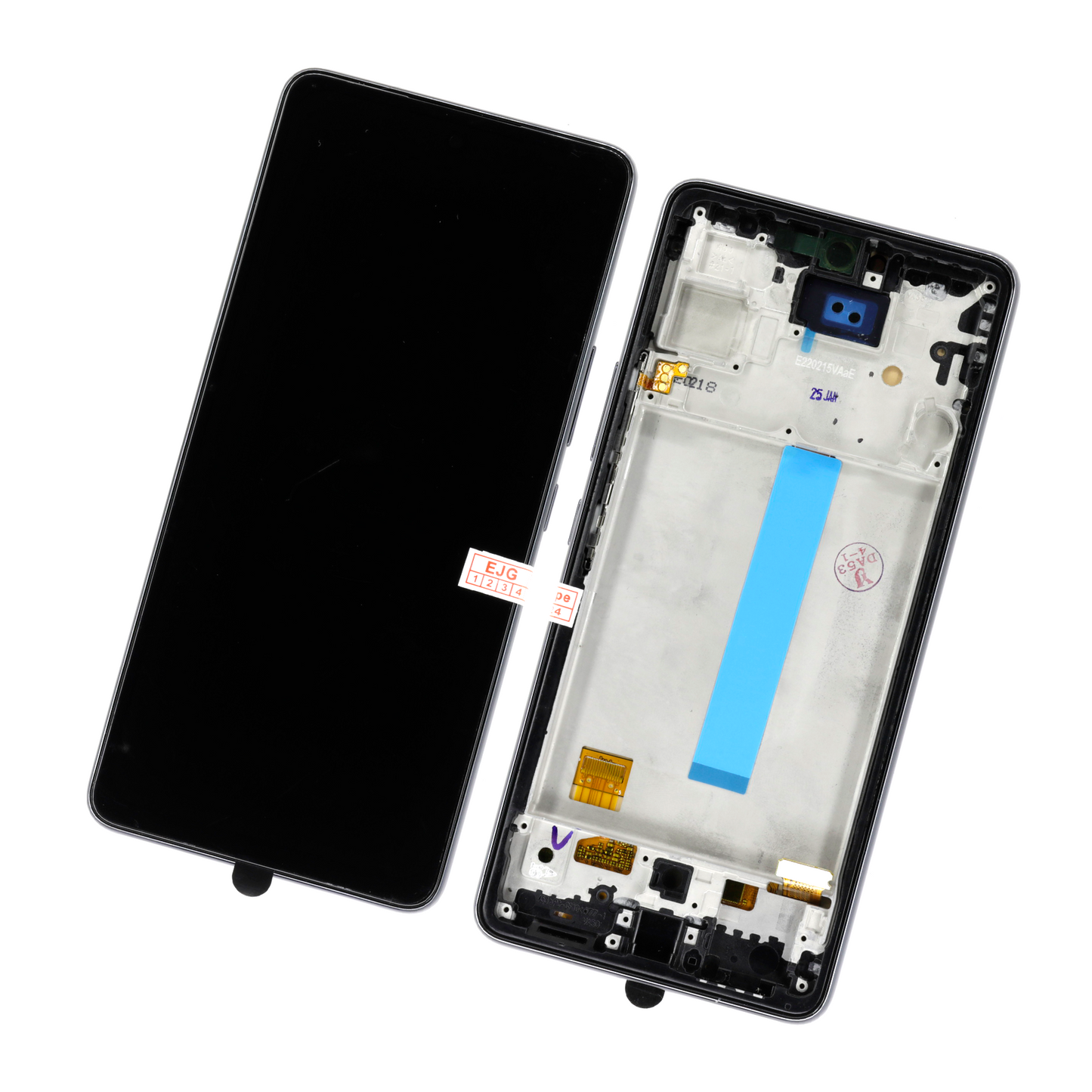 PANTALLA RECORTADA SAMSUNG A53 CON MARCO NEGRO OLED