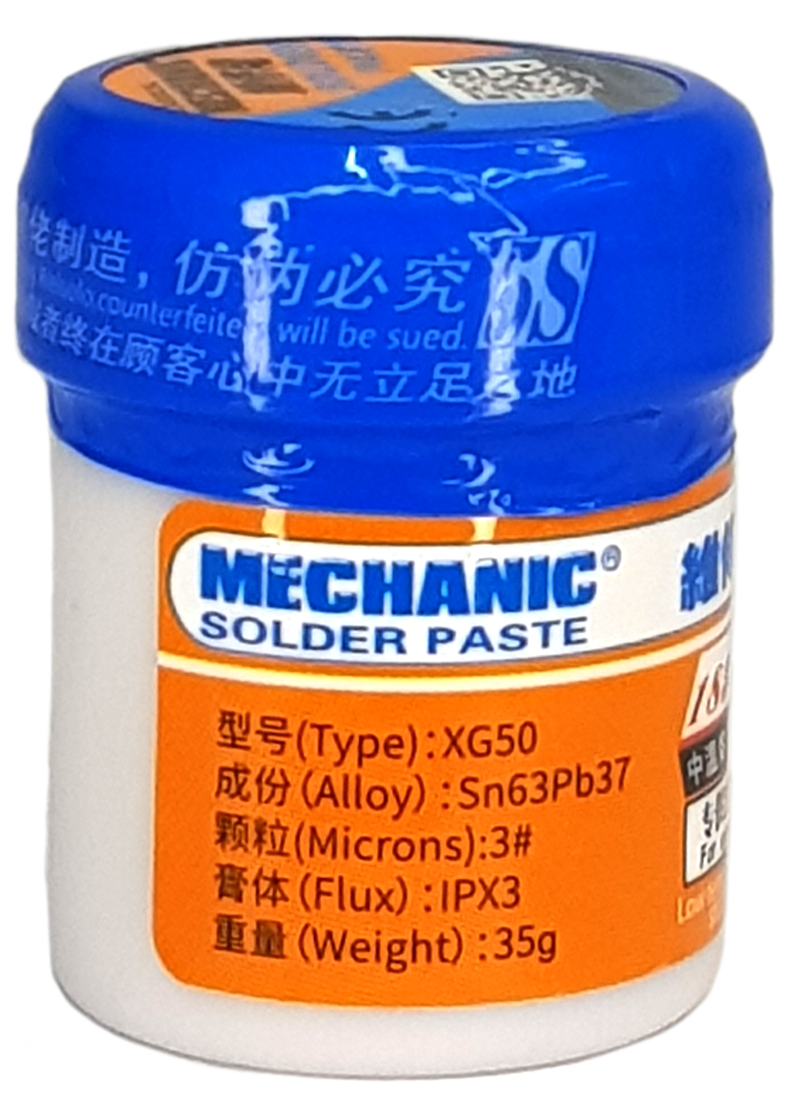 MECHANIC PASTA DE SOLDADURA 183 ° XG50 35 GR