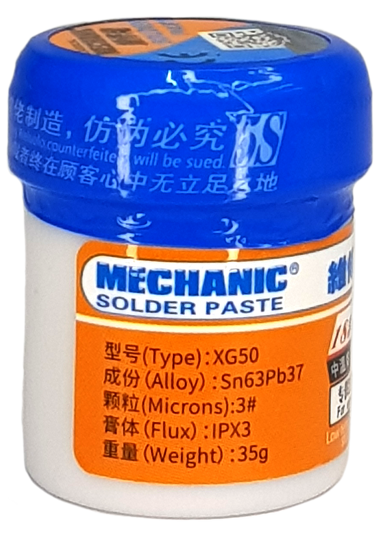 MECHANIC PASTA DE SOLDADURA 183 ° XG50 35 GR