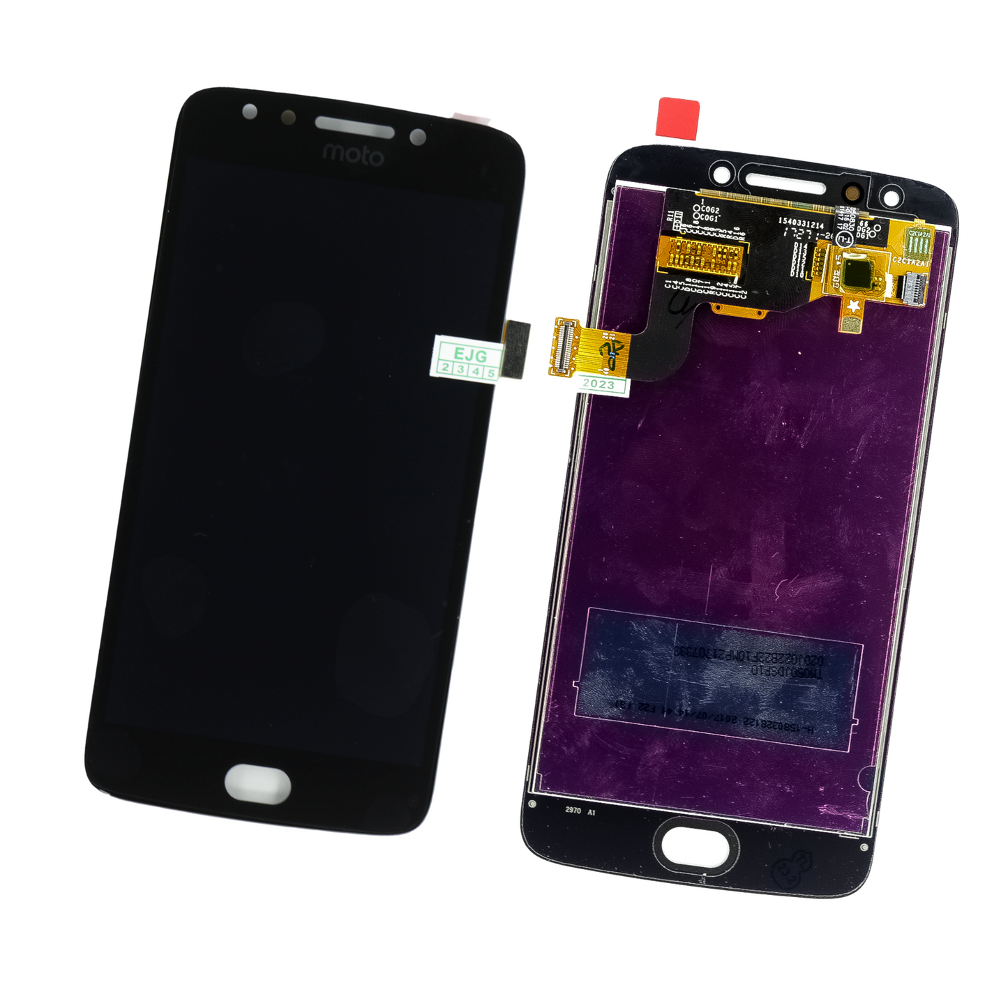 PANTALLA MOTOROLA E4 USA CON HOME NEGRO