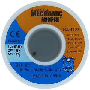 MECHANIC SOLDADURA FINA 1.2 MM 55 GR HX-T100