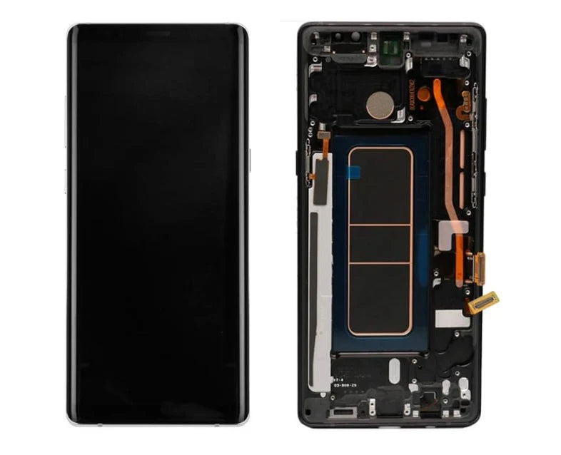 PANTALLA SAMSUNG NOTE 8 CO MARCO NEGRO OLED PANTALLA RECORTADA