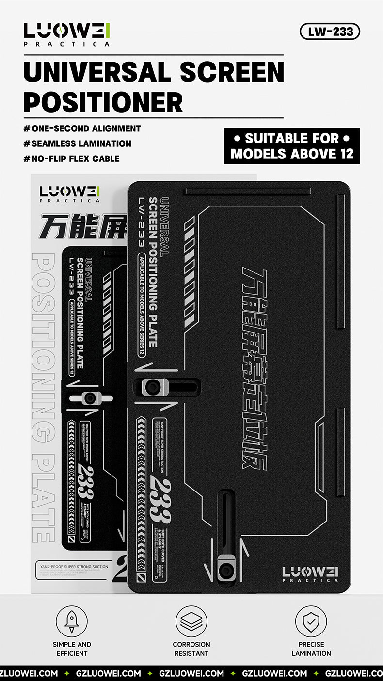 LUOWEI BASE PARA ALINEAR GLASS Y PANTALLA LW-233