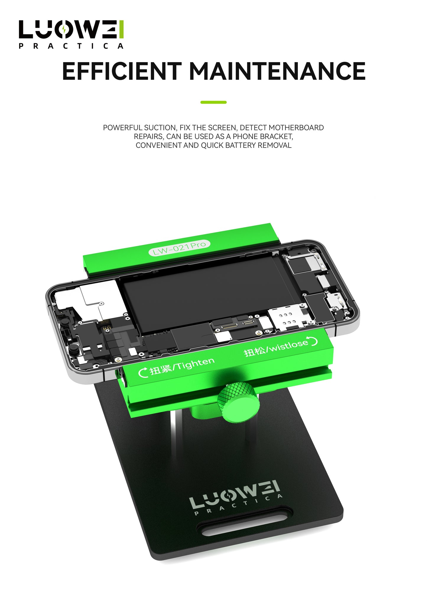 LUOWEI PRENSA CON VENTOSA DE SUCCION LW-021PRO