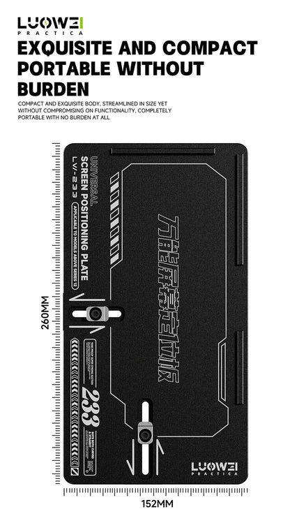 LUOWEI BASE PARA ALINEAR GLASS Y PANTALLA LW-233