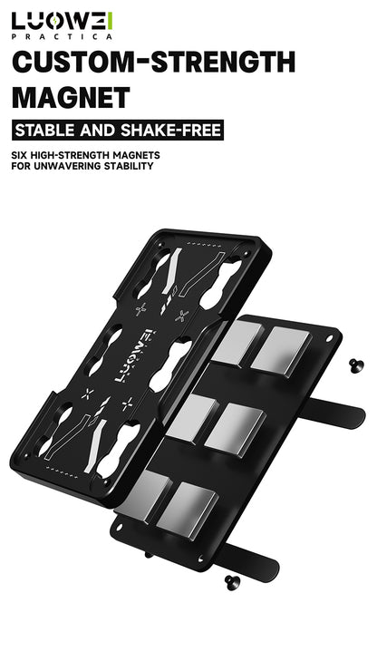 LUOWEI JUEGO STENCIL PARA MEMORIAS ANDROID - IPHONE (13pzas) CPU A9-A18 Pro, MTK, KIRIN, CPU QUALCOMM, BGA, Snapdragon