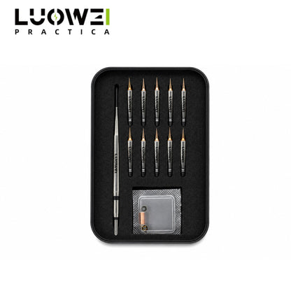 LUOWEI KIT DE PUNTAS REEMPLAZABLES C210 RECTA 0.1MM (10PZAS)