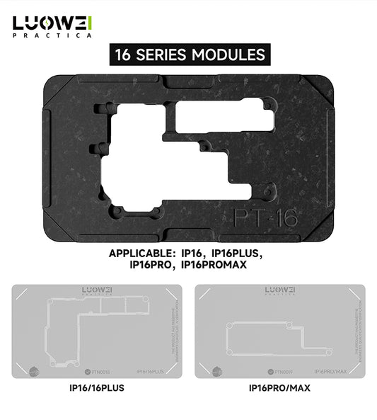 LUOWEI PLATAFORMA CON STENCIL PARA INTERPOSER IPHONE SERIES 16