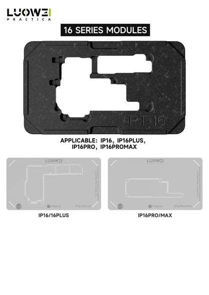 LUOWEI PLATAFORMA CON STENCIL PARA INTERPOSER IPHONE SERIES 16