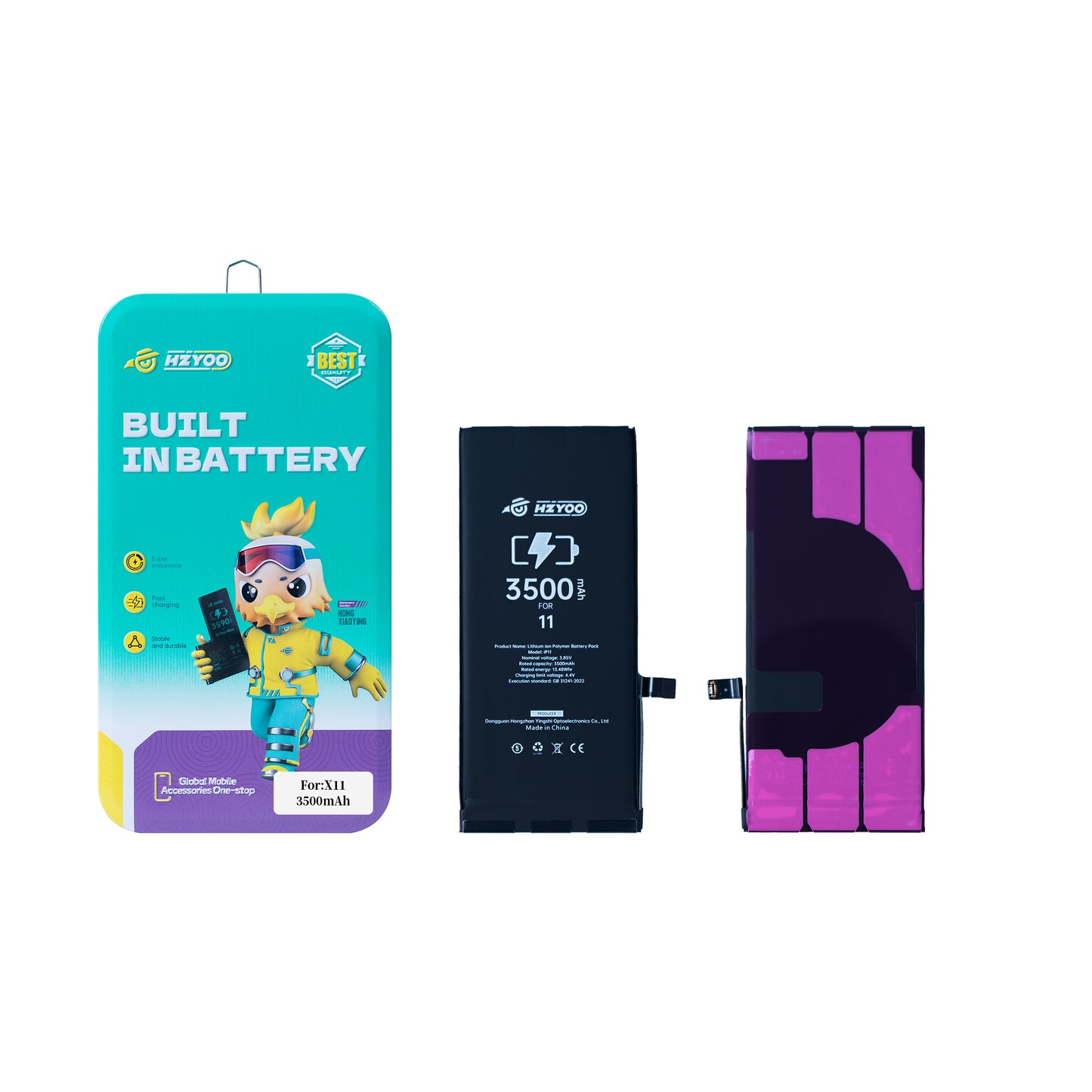 HZYOO BATERIA IPHONE X-11 DE ALTA CAPACIDAD