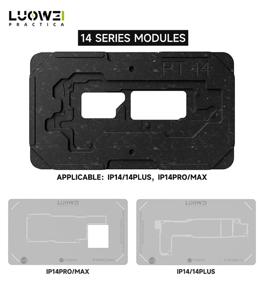 LUOWEI PLATAFORMA CON STENCIL PARA INTERPOSER IPHONE SERIES 14