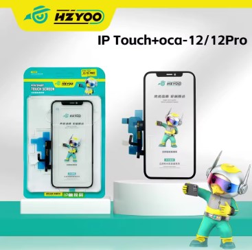 HZYOO TOUCH CON OCA PARA IPHONE SERIE 12 - 14PM CON CAMBIO DE IC