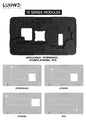 LUOWEI PLATAFORMA CON STENCIL PARA INTERPOSER IPHONE SERIES 13