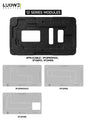 LUOWEI PLATAFORMA CON STENCIL PARA INTERPOSER IPHONE SERIES 12