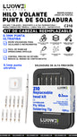 LUOWEI KIT DE PUNTAS REEMPLAZABLES C210 CURVA 0.1MM (10PZAS)