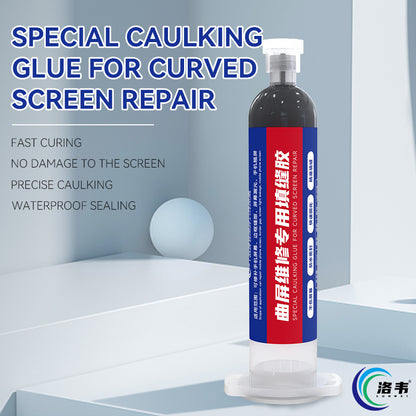 LUOWEI PEGAMENTO NEGRO PARA PANTALLAS CURVAS 30ML LW-018