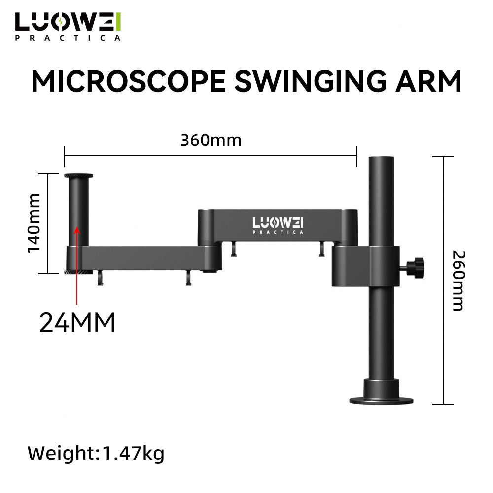 LUOWEI SOPORTE DE PARED PARA MICROSCOPIO LW-017A