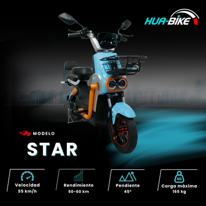 HUA-BIKE BICICLETA ELECTRICA STAR