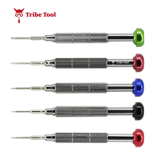 TRIBE TOOL JUEGO DE DESARMADORES S501 2D, 5 EN 1 +1.3 / Y0.6 / *0.8 / T5 / +2.5