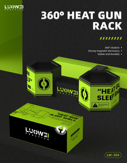 LUOWEI SOPORTE DOBLE PARA PISTOLA DE AIRE CALIENTE LW-304