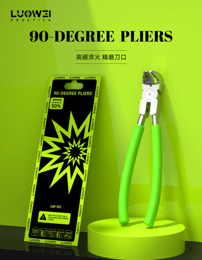 LUOWEI PINZA DE CORTE CON PUNTA DE 90° LW-101