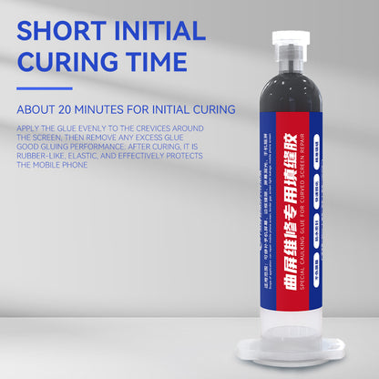 LUOWEI PEGAMENTO NEGRO PARA PANTALLAS CURVAS 30ML LW-018