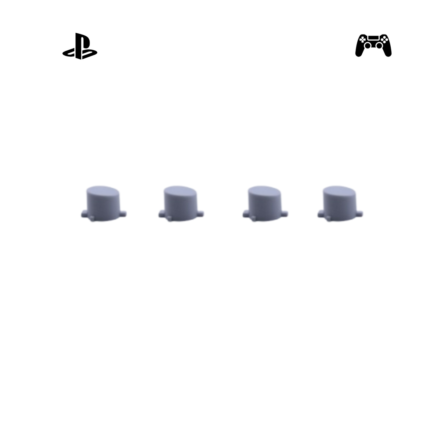 GAMING BOTONES PARA CONTROL DE PS5 BLANCO