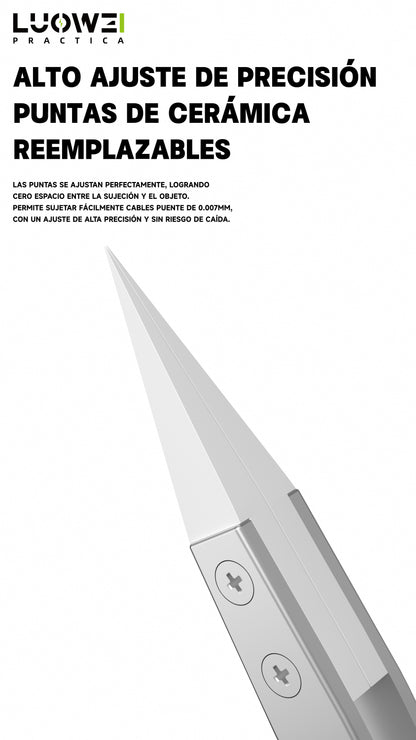 LUOWEI PINZA DE CERAMICA RECTA IS-50