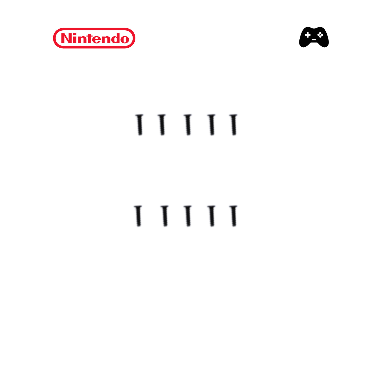 GAMING TORNILLOS TRASEROS PARA CONTROL DE NINTENDO SWITCH 10PZS