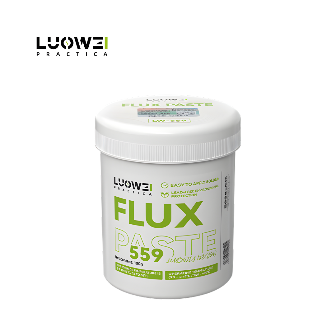 LUOWEI FLUX EN PASTA BLANCO 559 / NEGRO 223 100G