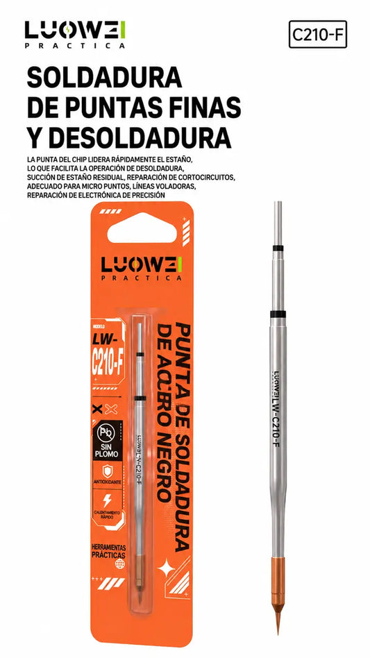 LUOWEI PUNTA RECTA ANTIOXIDANTE PARA CAUTIN LW-C210-F