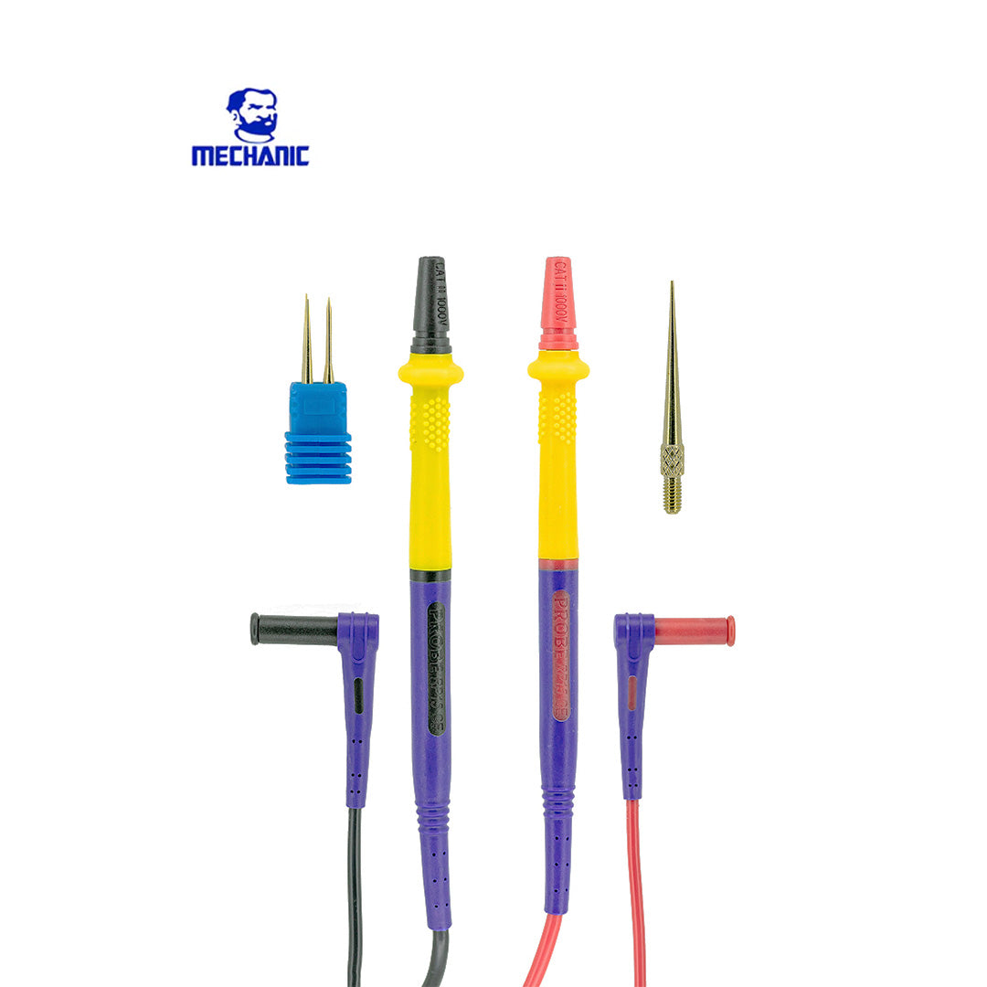 MECHANIC CABLES PARA MULTIMETRO CON PUNTA INTERCAMBIABLE RP15