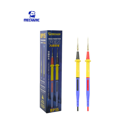 MECHANIC CABLES PARA MULTIMETRO CON PUNTA INTERCAMBIABLE RP15