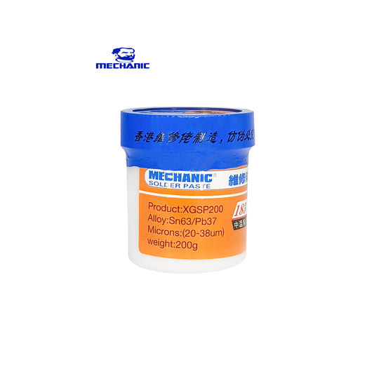 MECHANIC PASTA DE SOLDADURA 183 ° XGSP200 200 GR