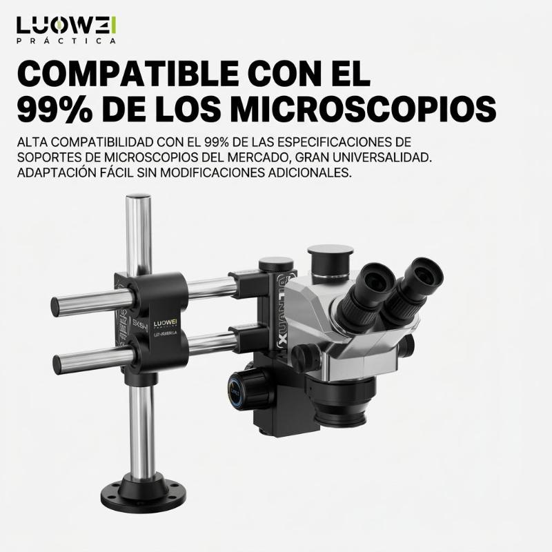 SOPORTE DE DOBLE BRAZO PARA MICROSCOPIO LW-GK04