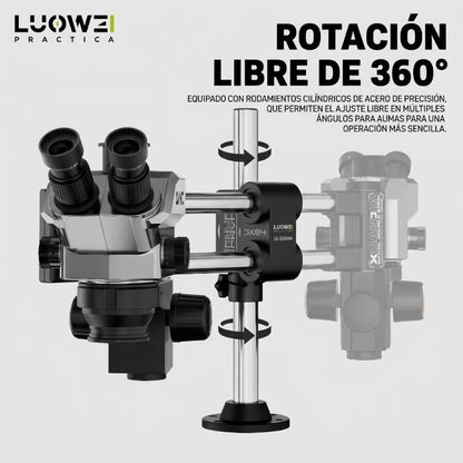 SOPORTE DE DOBLE BRAZO PARA MICROSCOPIO LW-GK04